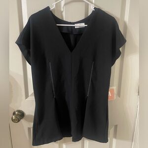 Argent V Neck Tunic Top